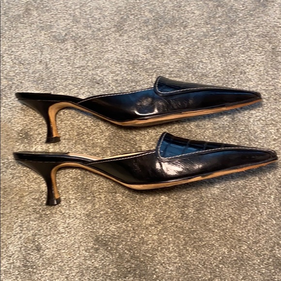 Manolo Blahnik slide black alligator mule - Picture 8 of 9